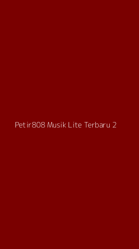 Tampilan Antarmuka Aplikasi Petir808 Musik Lite Terbaru - 2