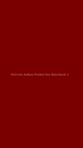 Tampilan Antarmuka Aplikasi Petirtoto Aplikasi Prediksi Skor Bola Akurat - 2