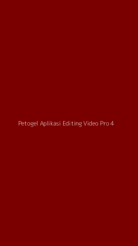 Tampilan Antarmuka Aplikasi Petogel Aplikasi Editing Video Pro - 4