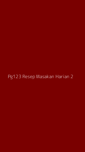 Tampilan Antarmuka Aplikasi Pg123 Resep Masakan Harian - 2