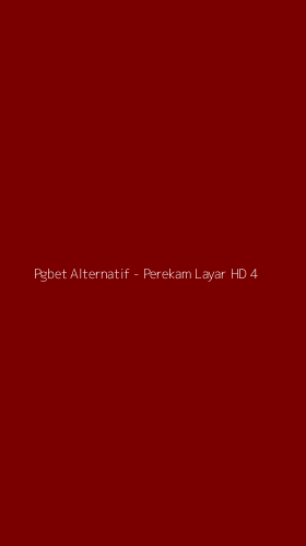 Tampilan Antarmuka Aplikasi Pgbet Alternatif - Perekam Layar HD - 4