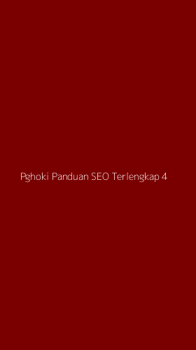 Tampilan Antarmuka Aplikasi Pghoki Panduan Seo Terlengkap - 4
