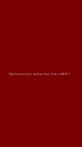 Tampilan Antarmuka Aplikasi Pgslotmaxwincom Aplikasi Kasir Gratis Umkm - 1