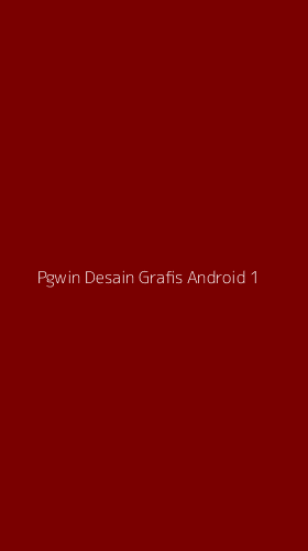 Tampilan Antarmuka Aplikasi Pgwin Desain Grafis Android - 1