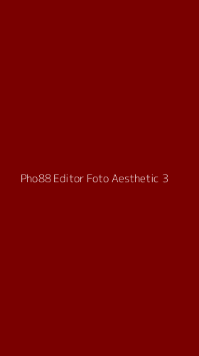 Tampilan Antarmuka Aplikasi Pho88 Editor Foto Aesthetic - 3