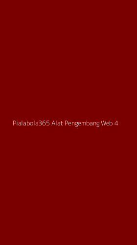 Tampilan Antarmuka Aplikasi Pialabola365 Alat Pengembang Web - 4