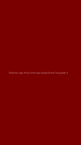 Tampilan Antarmuka Aplikasi Pilartoto App Portal Informasi Game Online Terupdate - 4