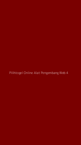Tampilan Antarmuka Aplikasi Pilihtogel Online Alat Pengembang Web - 4