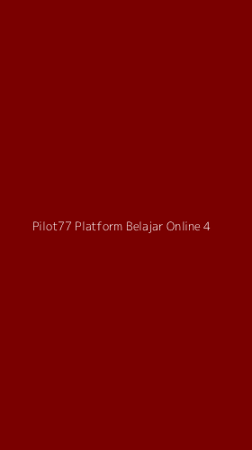 Tampilan Antarmuka Aplikasi Pilot77 Platform Belajar Online - 4