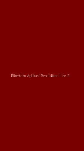 Tampilan Antarmuka Aplikasi Pilottoto Aplikasi Pendidikan Lite - 2