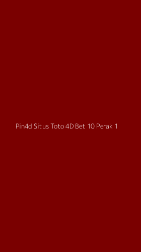 Tampilan Antarmuka Aplikasi Pin4d Situs Toto 4d Bet 10 Perak - 1