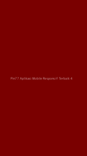 Tampilan Antarmuka Aplikasi Pin77 Aplikasi Mobile Responsif Terbaik - 4