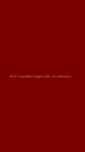 Tampilan Antarmuka Aplikasi Pin77 Cara Main Togel Colok Jitu Pemula - 2