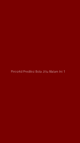 Tampilan Antarmuka Aplikasi Pinisi4d Prediksi Bola Jitu Malam Ini - 1
