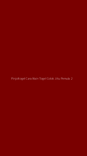 Tampilan Antarmuka Aplikasi Pinjoltogel Cara Main Togel Colok Jitu Pemula - 2