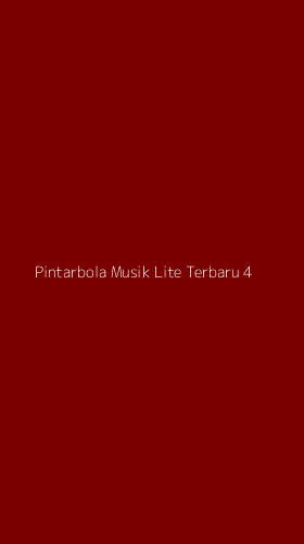 Tampilan Antarmuka Aplikasi Pintarbola Musik Lite Terbaru - 4