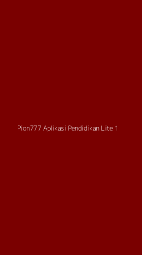 Tampilan Antarmuka Aplikasi Pion777 Aplikasi Pendidikan Lite - 1