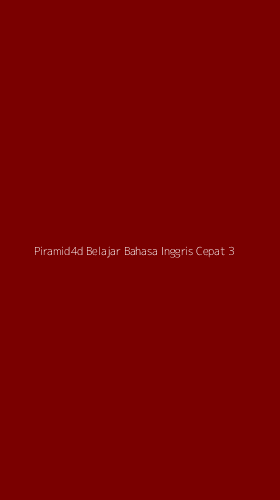 Tampilan Antarmuka Aplikasi Piramid4d Belajar Bahasa Inggris Cepat - 3