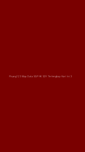 Tampilan Antarmuka Aplikasi Pisang123 Wap Data Sgp Hk Sdy Terlengkap Hari Ini - 3