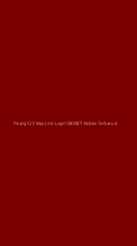 Tampilan Antarmuka Aplikasi Pisang123 Wap Link Login Sbobet Mobile Terbaru - 4
