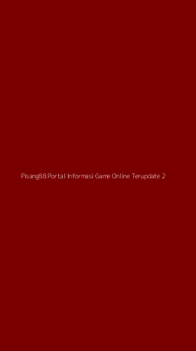 Tampilan Antarmuka Aplikasi Pisang88 Portal Informasi Game Online Terupdate - 2