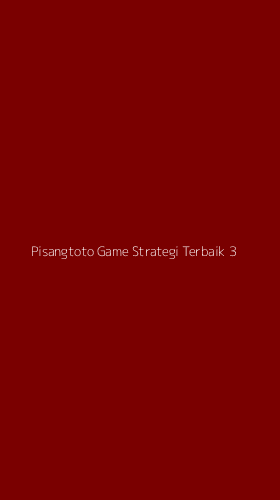 Tampilan Antarmuka Aplikasi Pisangtoto Game Strategi Terbaik - 3