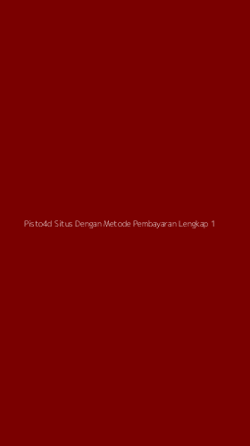 Tampilan Antarmuka Aplikasi Pisto4d Situs Dengan Metode Pembayaran Lengkap - 1