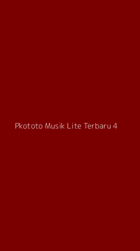 Tampilan Antarmuka Aplikasi Pkototo Musik Lite Terbaru - 4