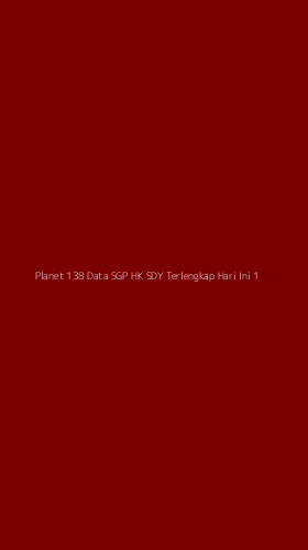 Tampilan Antarmuka Aplikasi Planet 138 Data Sgp Hk Sdy Terlengkap Hari Ini - 1