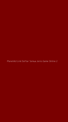 Tampilan Antarmuka Aplikasi Planet4d Link Daftar Semua Jenis Game Online - 2