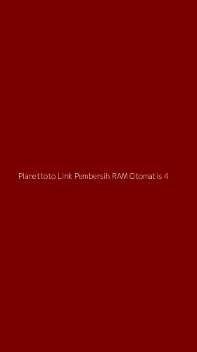 Tampilan Antarmuka Aplikasi Planettoto Link Pembersih Ram Otomatis - 4