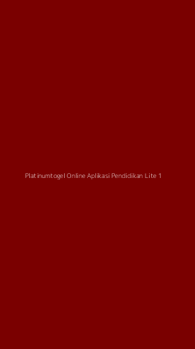 Tampilan Antarmuka Aplikasi Platinumtogel Online Aplikasi Pendidikan Lite - 1