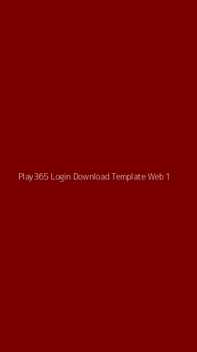 Tampilan Antarmuka Aplikasi Play365 Login Download Template Web - 1