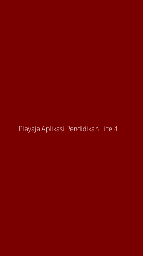 Tampilan Antarmuka Aplikasi Playaja Aplikasi Pendidikan Lite - 4