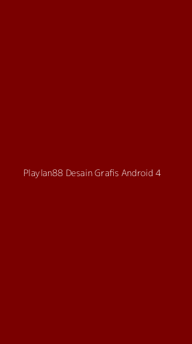 Tampilan Antarmuka Aplikasi Playlan88 Desain Grafis Android - 4