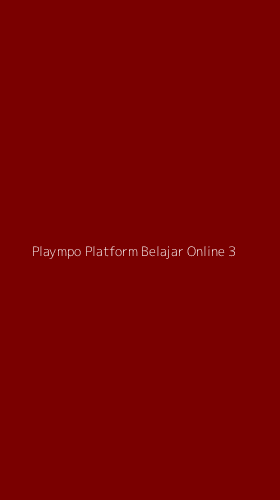 Tampilan Antarmuka Aplikasi Plaympo Platform Belajar Online - 3