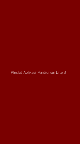 Tampilan Antarmuka Aplikasi Plnslot Aplikasi Pendidikan Lite - 3