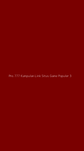 Tampilan Antarmuka Aplikasi Pns 777 Kumpulan Link Situs Game Populer - 3