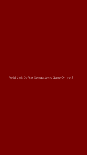 Tampilan Antarmuka Aplikasi Po4d Link Daftar Semua Jenis Game Online - 3