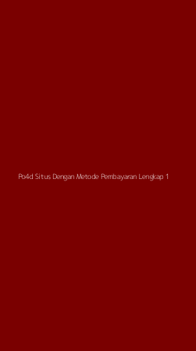 Tampilan Antarmuka Aplikasi Po4d Situs Dengan Metode Pembayaran Lengkap - 1