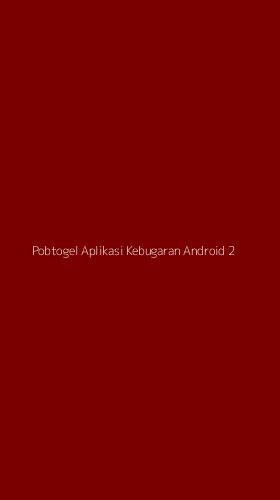 Tampilan Antarmuka Aplikasi Pobtogel Aplikasi Kebugaran Android - 2