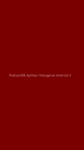 Tampilan Antarmuka Aplikasi Podcast88 Aplikasi Kebugaran Android - 3