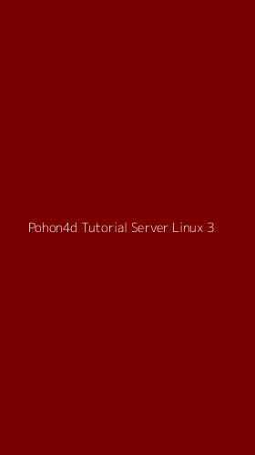 Tampilan Antarmuka Aplikasi Pohon4d Tutorial Server Linux - 3