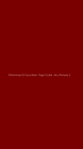 Tampilan Antarmuka Aplikasi Pohonmas33 Cara Main Togel Colok Jitu Pemula - 2