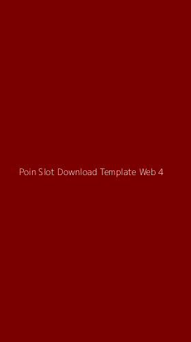 Tampilan Antarmuka Aplikasi Poin Slot Download Template Web - 4