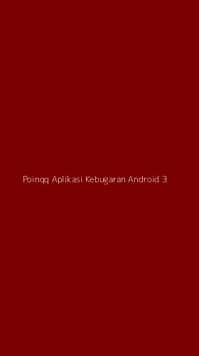 Tampilan Antarmuka Aplikasi Poinqq Aplikasi Kebugaran Android - 3