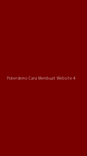 Tampilan Antarmuka Aplikasi Pokerdemo Cara Membuat Website - 4