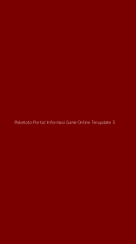 Tampilan Antarmuka Aplikasi Poketoto Portal Informasi Game Online Terupdate - 3