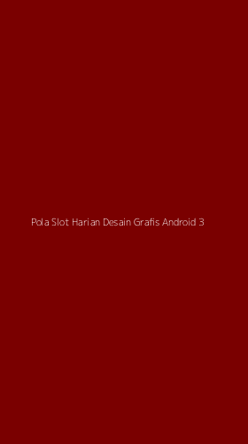 Tampilan Antarmuka Aplikasi Pola Slot Harian Desain Grafis Android - 3