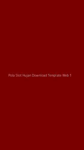 Tampilan Antarmuka Aplikasi Pola Slot Hujan Download Template Web - 1